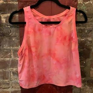 Outdoor Voices Tie Dye Tissue Weave Tank Top